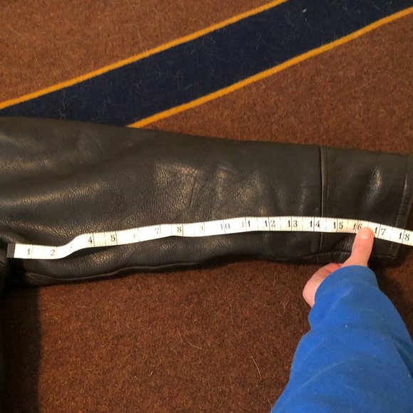 J Crew Quilted Full Grain Leather Jacket Size Small - Picture 8 of 12